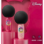 The Disney Series HD Wireless Karaoke Microphone Bluetooth Speaker, featuring cute cartoon character designs and a large spherical speaker head.