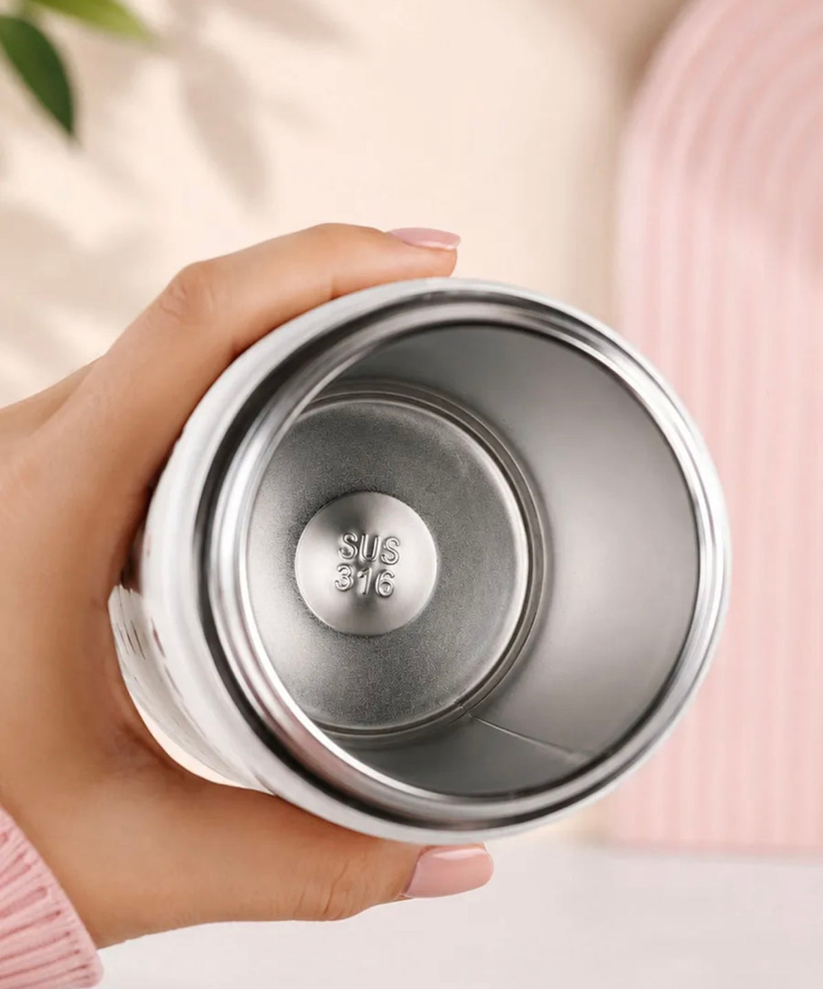 Bow Catty Stainless Steel Tumbler Water Bottle for Kids & Adults, Black Ball Lid Series, 650ml-Black