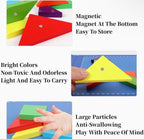 Magnetic Tangram Puzzle Book, an educational STEM toy designed for spatial reasoning, logic, and fine motor skill development.
