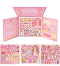 Princess Dress-Up Magnetic Sticker Activity Book for Girls - Reusable Fashion Doll Sticker Set with Clothes, Accessories & Wardrobe Playset, Creative DIY Learning Toy (Princess)