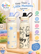 Stylish Cartoon Water Bottle for School, Travel & Everyday Use