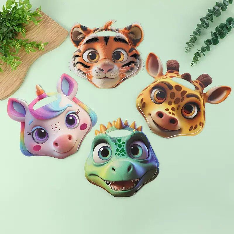 3D Cartoon Animal Face Drawing Book