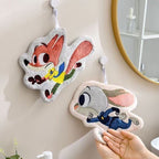 Zootopia Character Hand Towels | Cute Hanging Plush Towels
