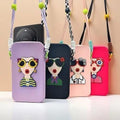 Silicone Mobile Sling Pouch