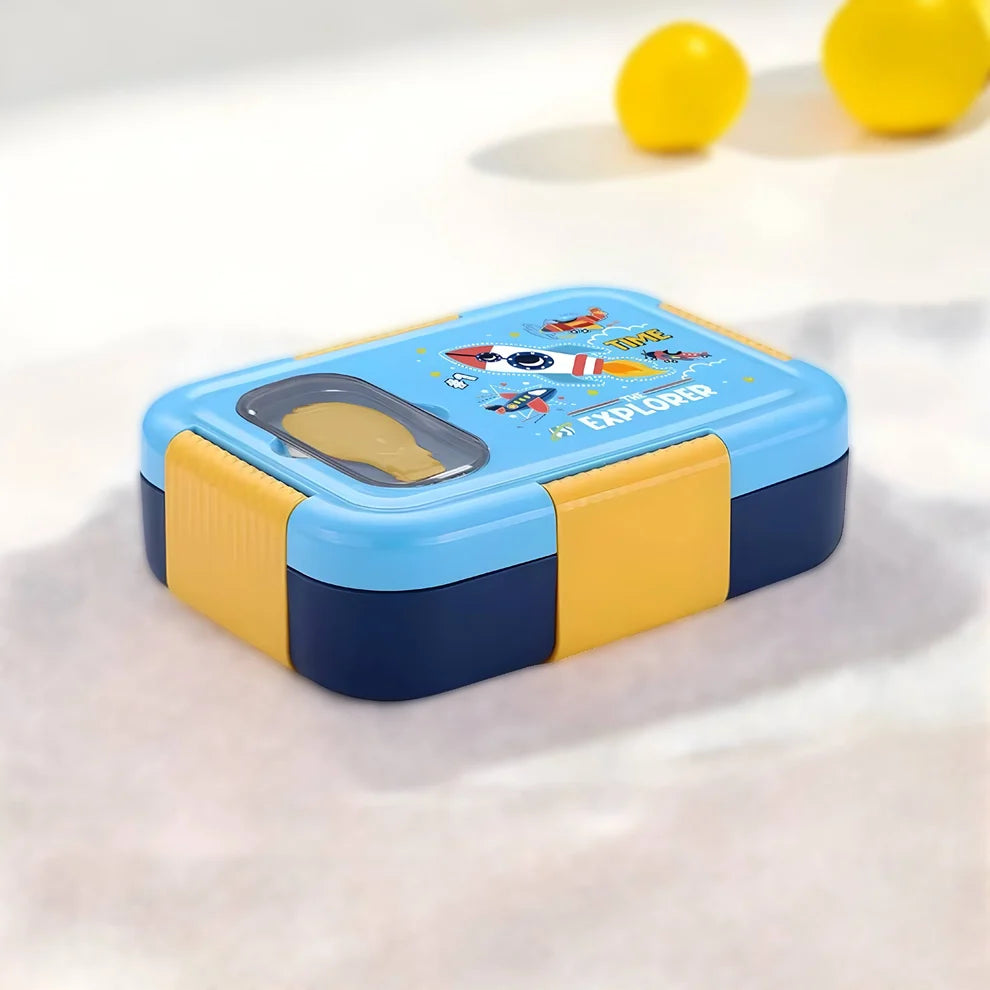 IQIX - 3 Grid Spill Free Kids Lunchbox