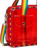 Transparent Jelly Tote Bag, Stylish PVC Waterproof Handbag for Women & Girls, Lightweight Travel & Gym Carry Bag, Daypack for Teens & Kids - Cute Travel, Beach & Casual Carry Bag, Pack of 1 Pcs