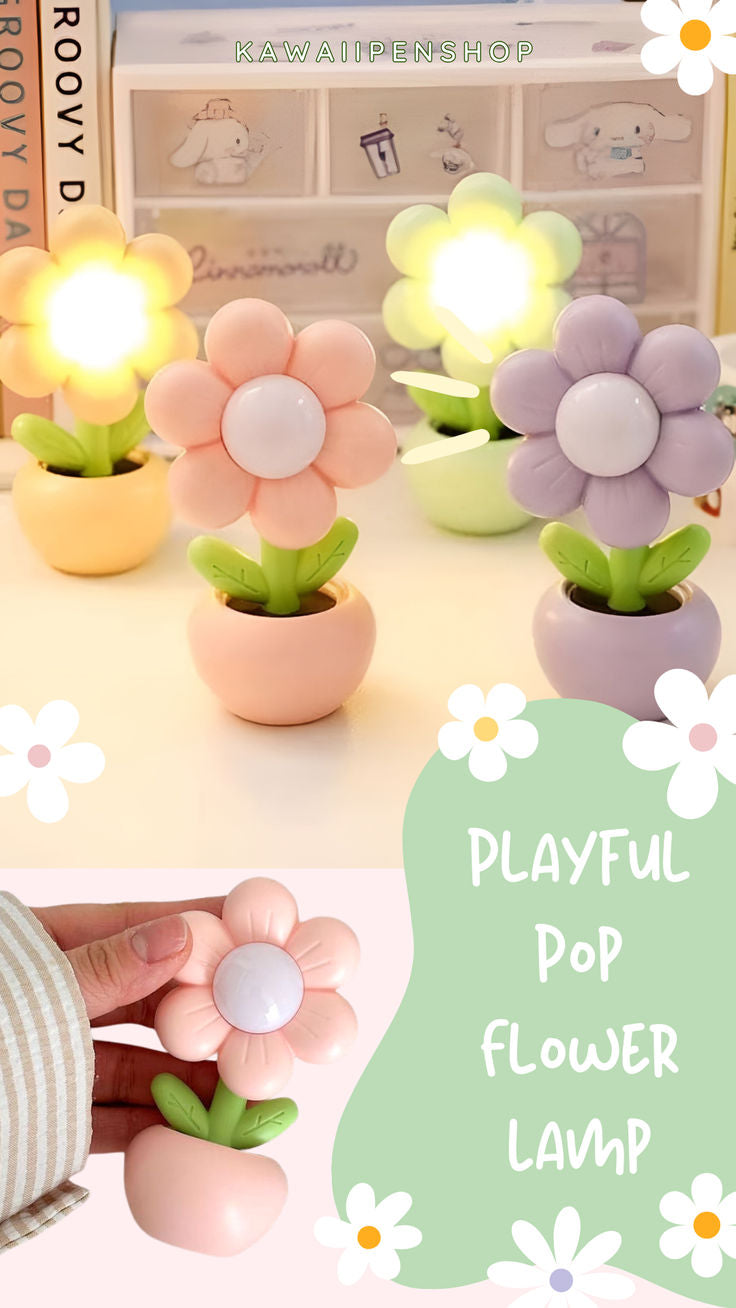 Little Flower LED Night Light for Kids Bedroom