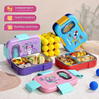 IQIX - 3 Grid Spill Free Kids Lunchbox