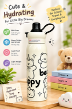 Stylish Cartoon Water Bottle for School, Travel & Everyday Use