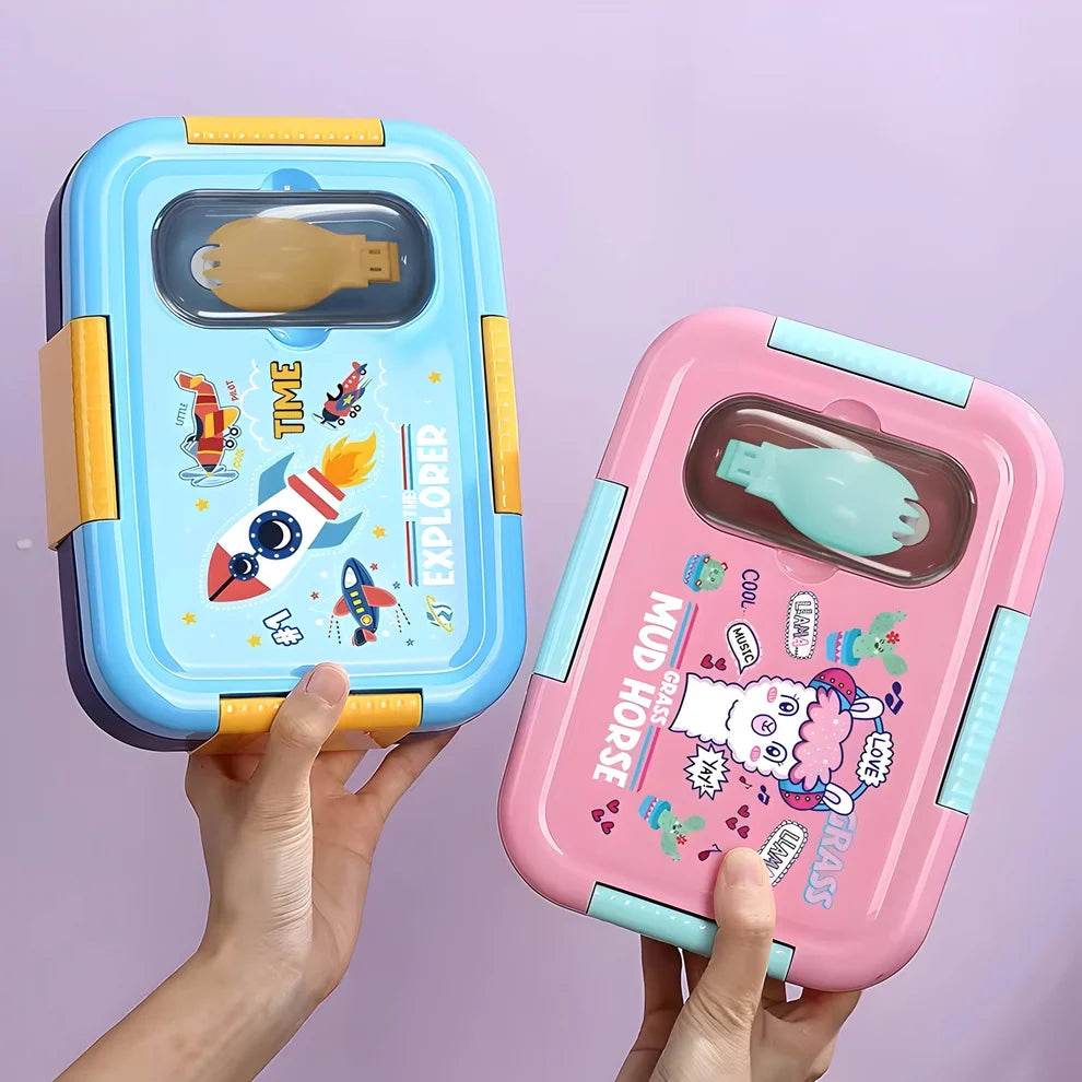 IQIX - 3 Grid Spill Free Kids Lunchbox
