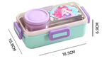 Single grid stainless steel lunch box with bowl ( 500ml+ 80ML )