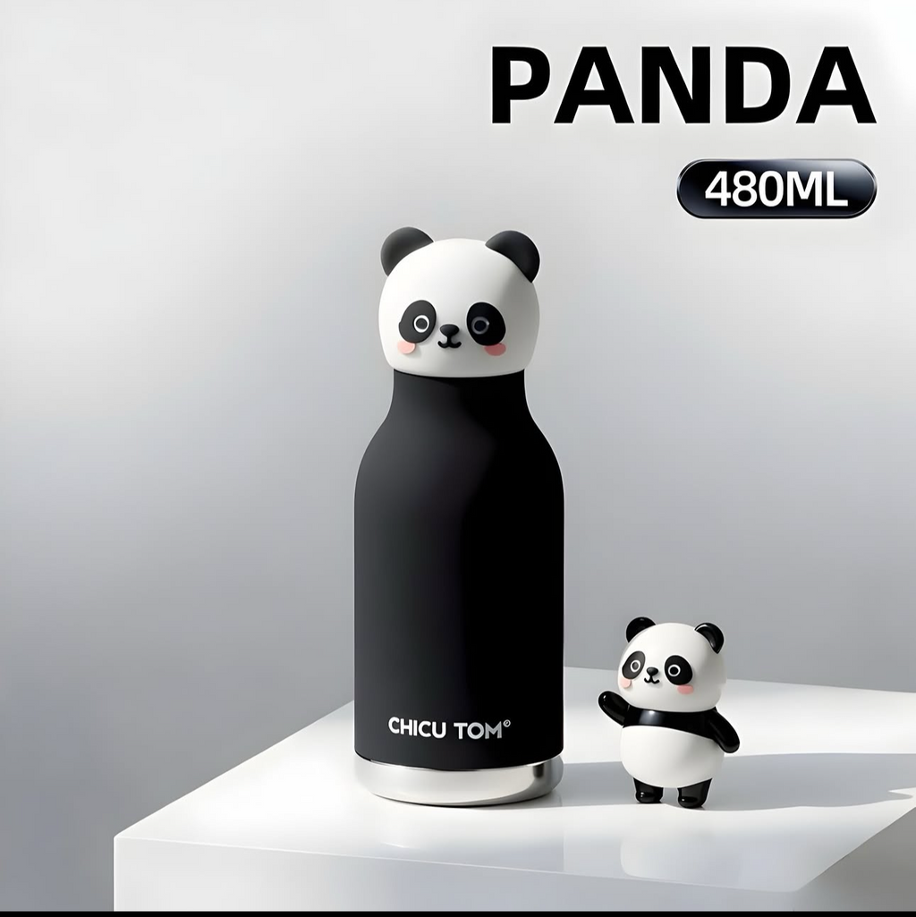 Chicu Tom Kids Cartoon Water Bottle | Cute Animal design | Kids school & Travel Bottle