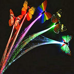 LED Flashing Light Butterfly Hair Clip | Braid Optical Fibber Hairpin Party Decor | Girl and Women Party Favours