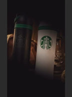 Starbucks & Owala 710ml FreeSip Stainless Steel Water Bottle - Insulated Hot & Cold Drinkware for Office and Outdoors